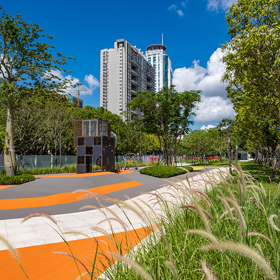 福田區(qū)范圍軌道交通 3 號線三期(南延)、6 號線二期綠化恢復工程(Ⅱ標段) 道路綠化